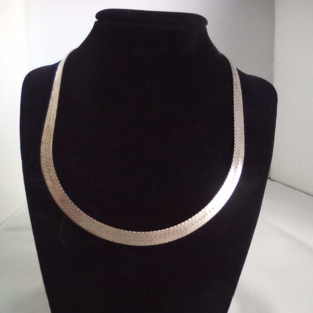 VINTAGE STERLING SILVER 925 ITALY 18 INCH NECKLACE 1980's